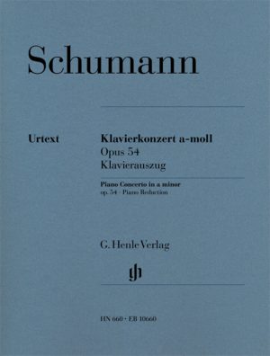 ROBERT SCHUMANN: PIANO CONCERTO IN A MINOR OP.54: PIANO SOLO