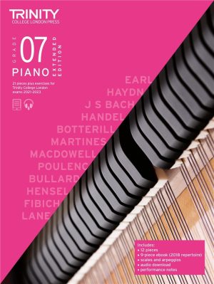 TRINITY PIANO EXAM PIECES & EXERCISES 21-23 GRADE 7 EXT ED