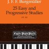 BURGMULLER: 25 EASY AND PROGRESSIVE STUDIES OP.100: PIANO SOLO