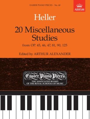 HELLER: 20 MISCELLANEOUS STUDIES: PIANO SOLO