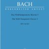 BACH: THE WELL-TEMPERED CLAVIER I: PIANO SOLO