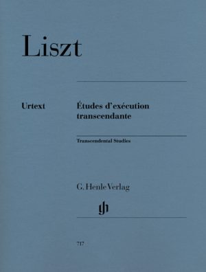 FRANZ LISZT: TRANSCENDENTAL STUDIES: PIANO SOLO