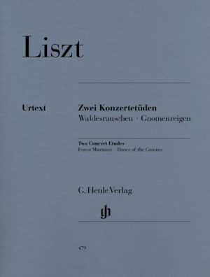 FRANZ LISZT: TWO CONCERT ETUDES: PIANO SOLO