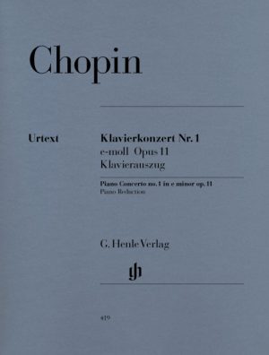 FRÉDÉRIC CHOPIN: KONZERT 1 E-MOLL OPUS 11: PIANO DUET